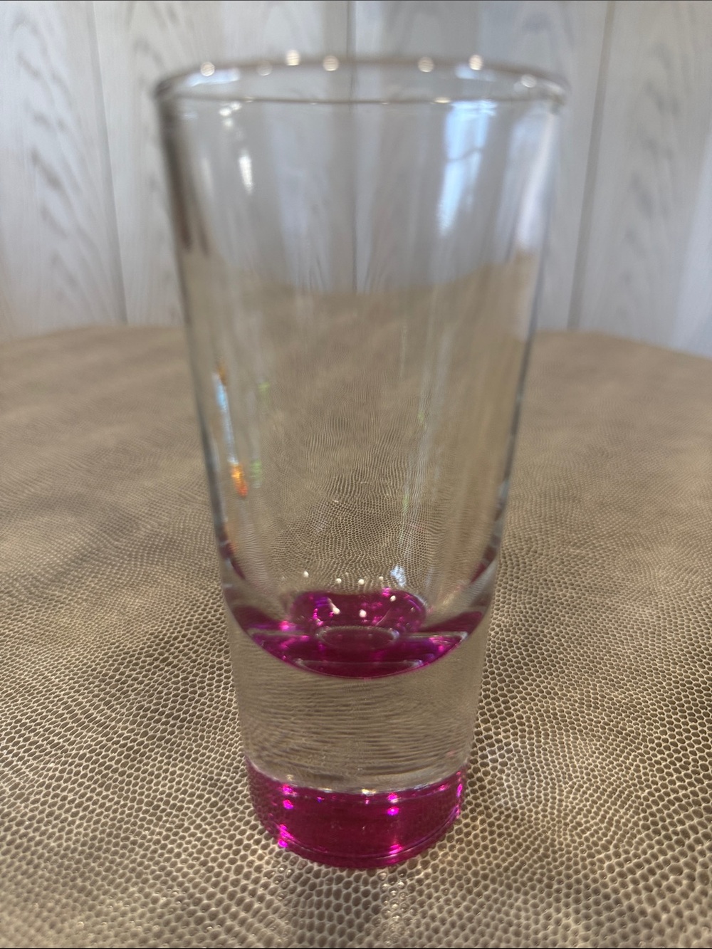 Vintage Colored Base Clear Shot Glasses - Set of 4 - Picture 7 of 16